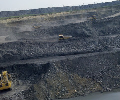 Добыча угля в России увеличилась